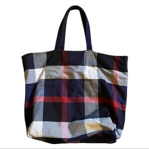 Black Label Crestbridge Burberry Novacheck Tote